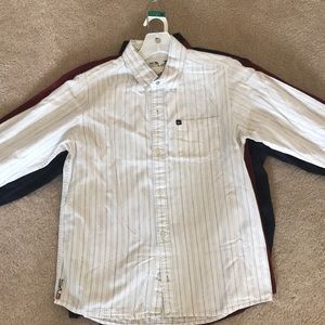 3 LS cotton dress leisure shirts BUTTON DOWN